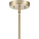 Avell 6 Light 28 inch Modern Gold Indoor Pendant Ceiling Light